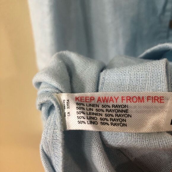 Free People Perri Linen Drop Waist Mini Dress - Picture 8 of 8